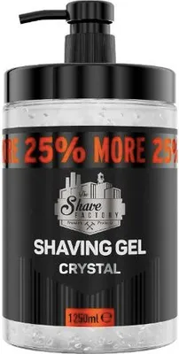 Zdjęcie produktu dla The Shave Factory - Crystal Shaving Gel - Żel do precyzyjnego golenia 1250ml