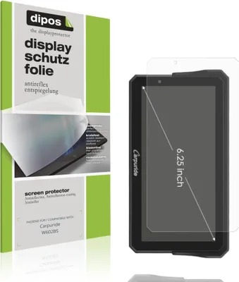 Produktbild von 2x Schutzfolie für Carpuride W602BS matt Displayschutzfolie Folie Display Schutz dipos