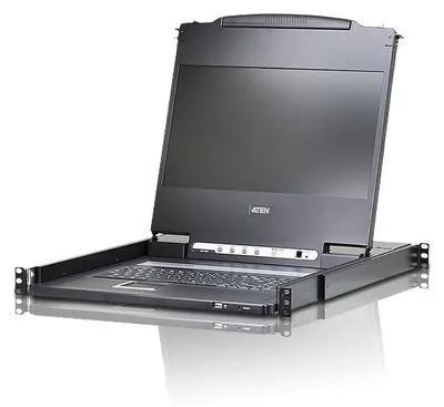 Produktbild von KVM Full HD LCD Konsole USB 17,3", KVM-Switch