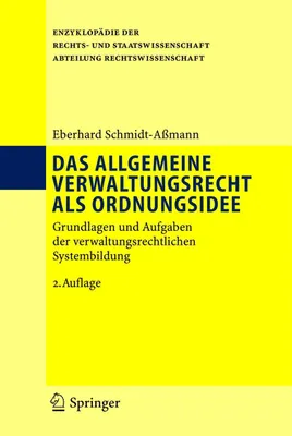 Produktbild von Das allgemeine Verwaltungsrecht als Ordnungsidee