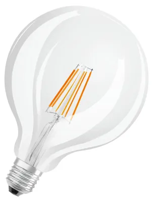 Produktbild von OSRAM LED Globe Lampe Superstar Plus G120 E27 Filament 11W 1521lm warmweiss 2700K dimmbar 90Ra wie 100W 4058075602915