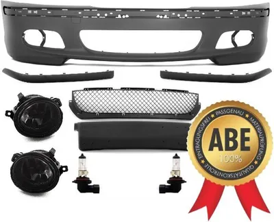 Produktbild von Sport Front Stoßstange SET+Nebel Smoke für M Paket II passend auf BMW E46 +ABE*