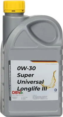 Produktbild von DBV 0W-30 Super-Universal Longlife III 10 x 1-Liter-Dose