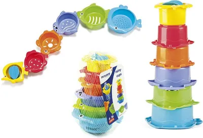 Produktbild von Miniland Sandformen - bunte Siebe für Wasser und Sand