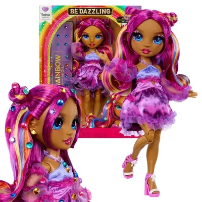 Produktbild von Rainbow High Be Dazzling Fashion Dolls- Noemie Violette (Purple), Modepuppe, Weiblich, 4 Jahr(e), Junge/Mädchen, Violett