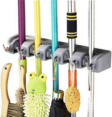 Immagine prodotto di Portautensili da giardino - Supporto per tosaerba - Supporto per tosaerba - Sistema di aggancio per utensili da giardino - Portautensili - Acciaio inossidabile - Giardino