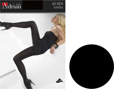 Produktbild von Strumpfhose Adrian Xantia 60 den glatte, blickdichte Strumpfhose Nero 2