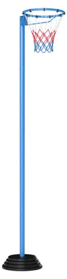 Produktbild von COSTWAY Basketballkorb Kinder mit Ständer, Basketballständer 105-255 cm, Basketballanlage mit 20 kg befüllbarer Fuß, Korbanlage für Kinder, Erwachsene