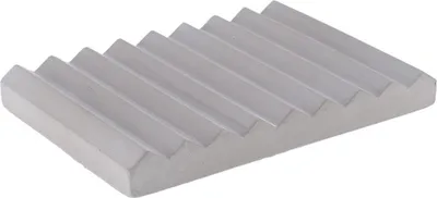 Image de TENDANCE | Porte-savon - Porte-savon - en ciment - 13x9x2 cm - gris - Porte-savon - Salle de bain Décoration moderne