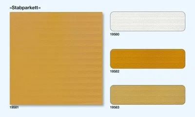 Produktbild von Preiser Stabparkett. Graubraun. 19583