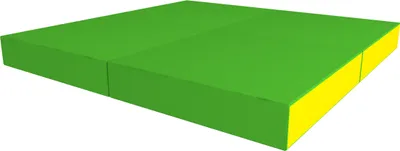 Produktbild von idealfit klappbare Turnmatte Soft Shield Pro Grn 100x100x10cm ,IFA-96
