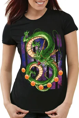Produktbild von style3 Shenlong Drachen Damen T-Shirt dragon Z goku vegeta roshi ball, Größe:M