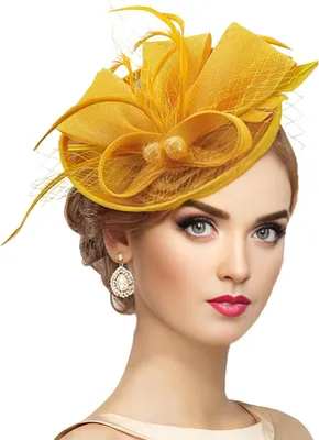Produktbild von Zylinder im Retro-Stil, Leinenimitat, Damen-Kopfbedeckung mit Schleifen, Federn und Netzapplikationen, Fascinator-Hut, Haaraccessoire