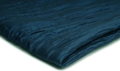 Zdjęcie produktu dla Tafta marszczona, tkanina taftowa, granatowa, 50 x 145 cm