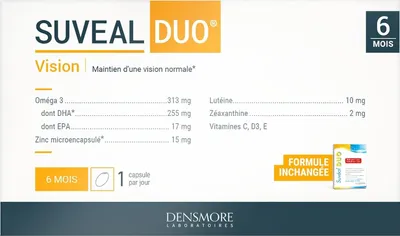 Obrázek produktu pro Doplněk stravy Densmore Laboratoires Suvéal Duo, 180 kapslí