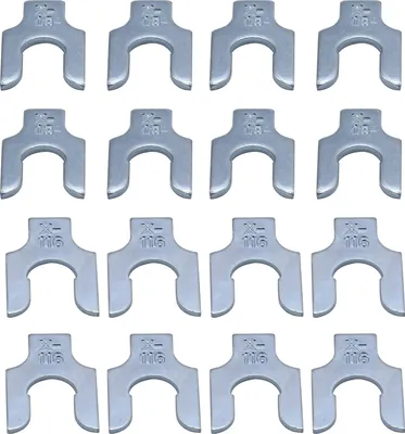Productafbeelding van Spurinstelplaatset – Uitlijplaatjes voor de ophanging, geschikt voor Chevrolet Impala & Chevelle, modeljaren 1955–1977