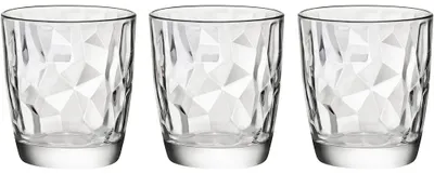 Produktbild von Bormioli Rocco Trinkglaser Diamond - 3x - Glas - 305 ml