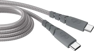Image de FORCE POWER FPCBLCC2MRG - Câble UltraRenforcé C/C 2m 3A Recyclé Gris