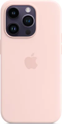 Produktbild von Apple iPhone 14 Pro Silicone Case with MagSafe - Chalk Pink