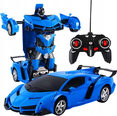 Obrázek produktu pro Dálkově Ovladaný Transformující Robot 2v1 - Auto a Mech s LED Efekty a Driftem