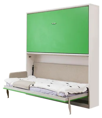 Produktbild von Doppelbett Platzsparend Betten Etagen Bett Schrank Betten Hochbett Wandbett Neu