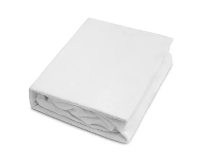 Produktbild von Frottee-Spannbettlaken für Babybett 140 x 70 cm, weiß, mit Rundumgummi