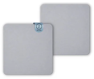 Imagen del producto de Juego de 2 escurreplatos, color gris-beige, 40x40 cm