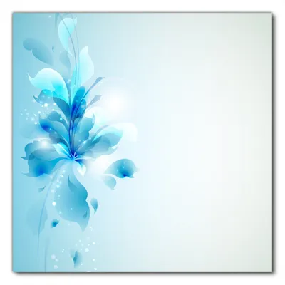 Produktbild von Wallario selbstklebende Möbelfolie/ Tischdecke für Innen und Außen, Größe: 50 x 50 cm - Blaues Blumenbuket