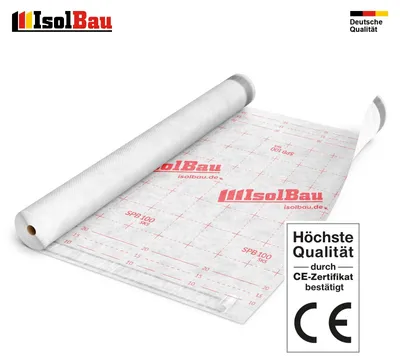Unterspannbahn Dach 100g/m² Unterdeckbahn 15m²Rolle 1,5x10m Dachfolie SPB 100SKS