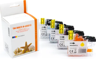 Produktbild von [ MultiPack ] Tinte/Tintenpatrone 4.6-LC3213-MULTI kompatibel mit Brother LC3213VALDR [ LC-3213 ]