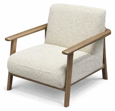 Obrázok produktu pre Kreslo. Moderný dizajn. Béžová čalúnenie. Minimalistický štýl