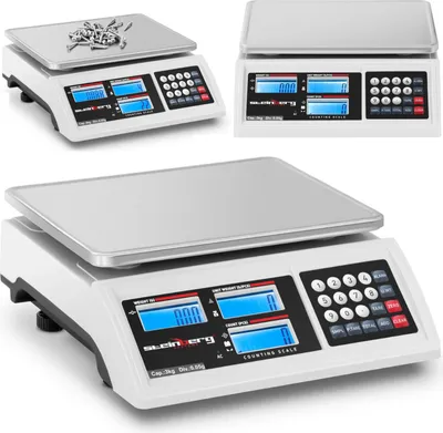 Produktbild von Handelswaage Ladenwaage Zählwaage LCD RS232 3000 g / 0,05 g