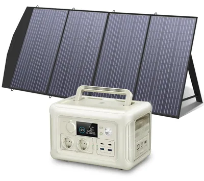 Immagine prodotto di Centralina portatile – Power bank – Generatore di corrente – Generatore – Potenza di 600W – con pannello solare da 200W