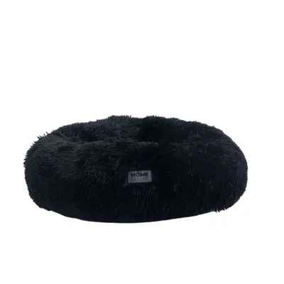 Obrázek produktu pro HOME DELUXE - Pelíšek pro domácí mazlíčky MUFFIN - Rozměry: 60 x 60 x 14 cm, barva: černá, včetně deky pro domácí mazlíčky, bavlněná výplň, pratelný potah, protiskluzový a voděodolný I Pelíšek pro psy Polštářek pro kočky