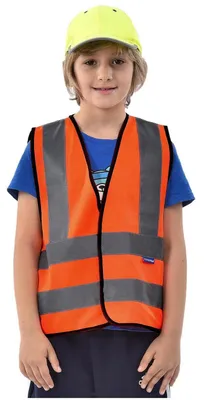 Produktbild von Sicherheitsweste für Kinder Warnweste Reflektierend 2-5 Jahre Orange
