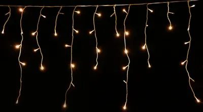 Produktbild von LED-Eisregen-Lichterkette LED Beleuchtung Lichterkette Eisregen Lichtfarbe: Warmweiß Länge: 6 m