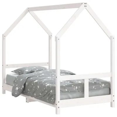 Immagine prodotto di vidaXL Lettino bianco 80x160 cm in legno di pino massiccio