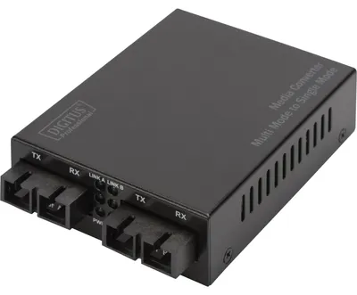 Produktbild von DIGITUS Medienkonverter Gigabit Multimode/ Singlemode. SC/SC