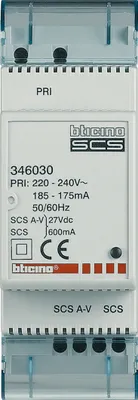 Produktbild von Bticino 346030 Netzgeraet 2-d 600ma
