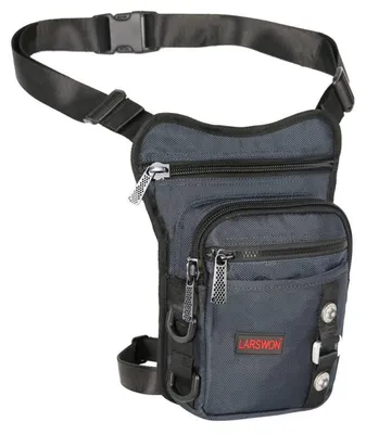 Produktbild von Oberschenkeltasche wasserdicht Beintasche Blau 17 x 27 x 7 cm Oxford Polyester
