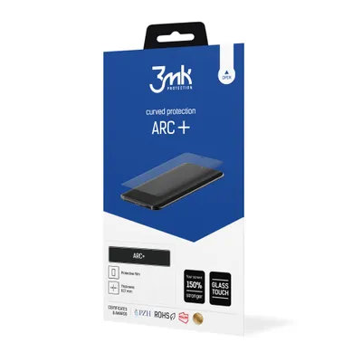 Zdjęcie produktu dla 2x Folia ochronna na zaokrąglony ekran do Motorola Moto E20 - 3mk ARC+