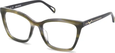 Produktbild von Zadig&voltaire VZV442 Viola/verde lucido 53/18/140 Damen Brillen
