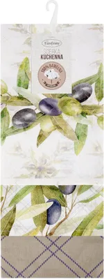 Obrázek produktu pro EUROFIRANY | Sada 3 utěrek - 50 x 75 cm - Kuchyňské utěrky - různé vzory