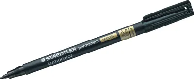 Produktbild von Staedtler Lumocolor 319, Medium, 1 Farben, Schwarz, 1 mm, Polypropylen (PP)