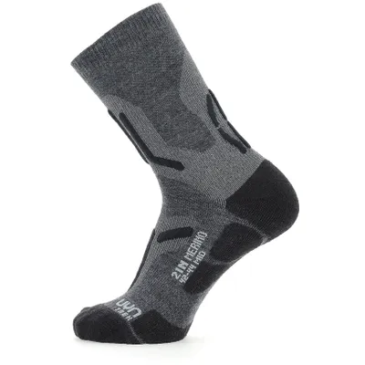 Produktbild von UYN Merino Mid Trekkingsocken doppellagig Herren mid grey/black 39-41