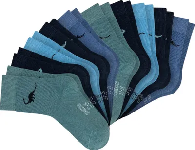 Produktbild von SCHIESSER Jungen Socken, 10er Pack - "Legwear Kids", Muster, Baumwolmischung Blau-Mix 23-26