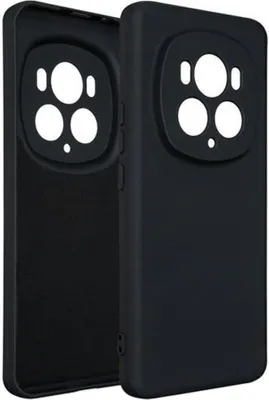 Produktbild von Beline Silikonhülle für Honor Magic6 Pro schwarz/schwarze Schutzhülle