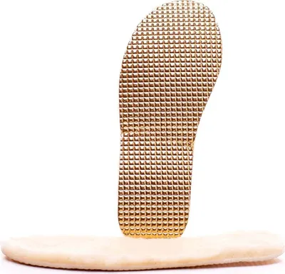 Produktbild von Sohlen24 Gold Alutherm Lammfell Einlegesohlen 39