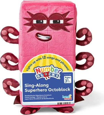 Image de Learning Resources Numberblocks Sing-Along Superhero Octoblock Plush