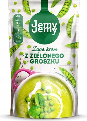 Zdjęcie produktu dla JemyJemy Zupa krem z zielonego groszku 375 g